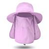 Unisex Summer Bucket Hat Wide Brim UV Protection Quick Dry Breathable Sun Hat Fishing Hiking Camping Outdoor Face Cover Cap