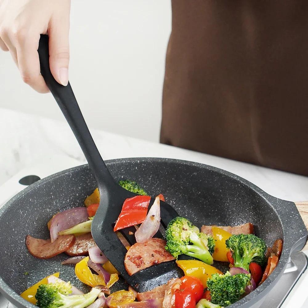 Kitchen Cooking Tools Kitchenware 11pcs/set Soup Spoon, Spatula, Brush, Scraper, Pasta Server, Egg Beater, Silicone Turner