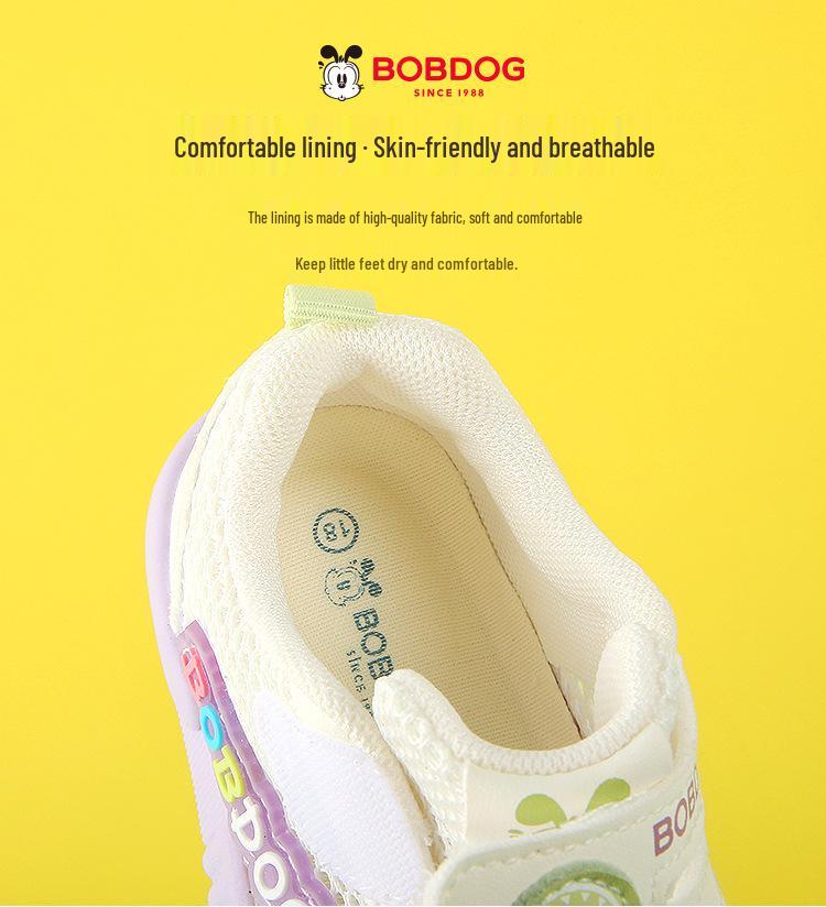 Scarpe Caminatore per Bambini Bobodou - Antiscivolo, Suola Morbida, Rete Traspirante per Neonati e Bambini Piccoli (1-3 Anni) - Calzature Estive Casual e Funzionali.