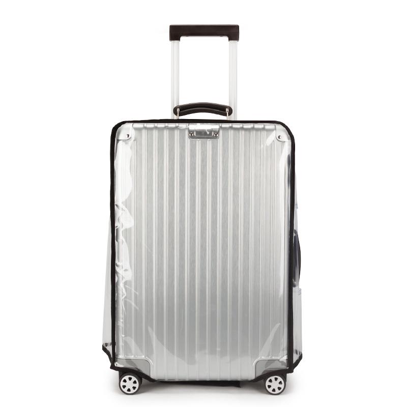 Transparenter PVC-Gepäckschutz - Klare Trolley-Koffer- und Staubschutzhülle