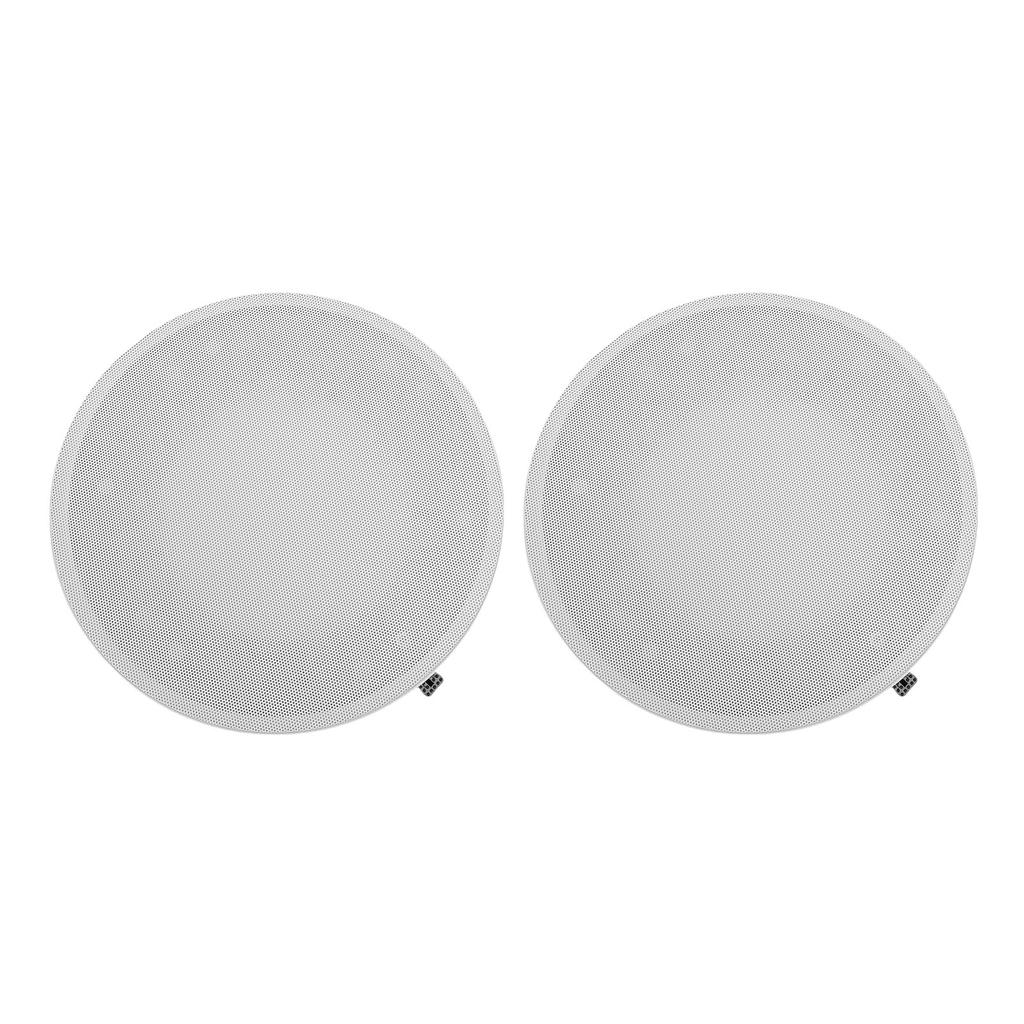 2 Set Ceiling Speaker Grille Cover Magnetic Metal Mesh Speaker Grille Protective Case for Supermarket