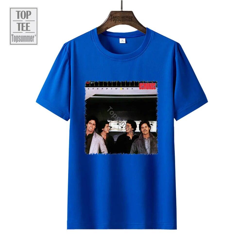 Steppin' Out Album Tričko The Osmonds Tour Tričko Dámské Streetwear Móda Tričko nadměrné velikosti Unisex černé topy