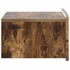 Wall Mounted Nightstand Smoked Oak 49 x 34.5 x 24 cm