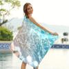 Quick-Drying Soft Absorbent Beach Towel With Shell Pattern  Polyester  Ideal For Outdoor Travel Summer Vacation, For Beachgoers