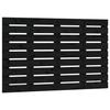 824727 vidaXL Tête de lit murale Noir 96x3x63 cm Bois massif de pin