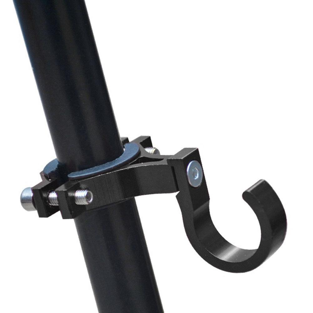 Electric Scooter Metal Hooks CNC Portable Helmet Rack Bike Tube Storage Hanger Simple Double Buckle Ebike Motorcycle Accessories