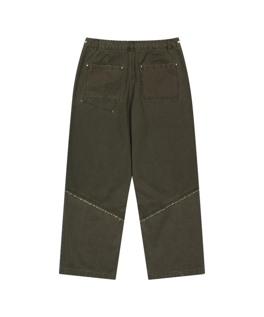 OFFGRID Structure Cotton Washed Pants - Brown