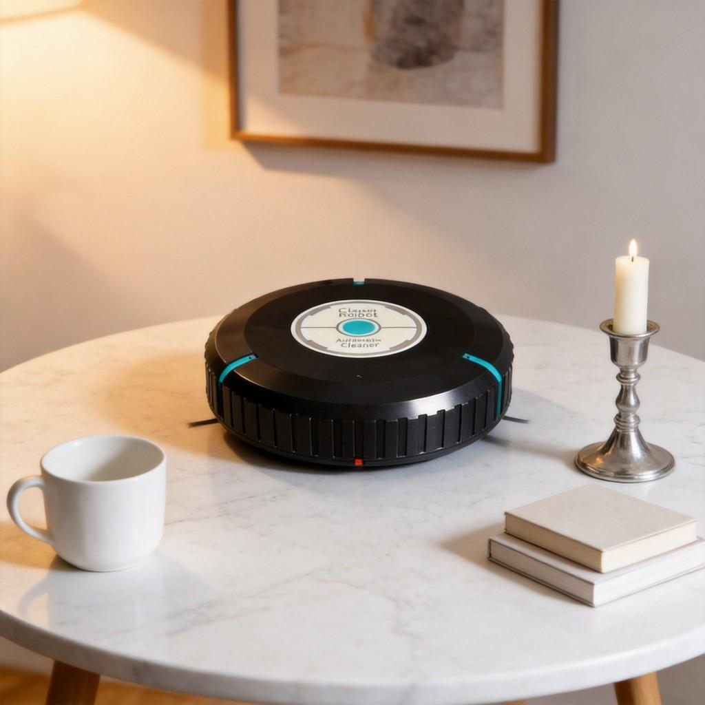 Home Cleaning Robot With Battery Power For Small Rooms Perfect For Lazy Daily Use