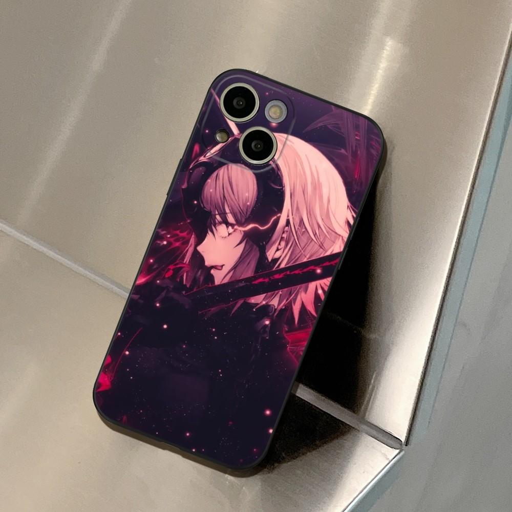 

Чехол для телефона Jeanne D Arc Alter для iPhone 15 14 11 12 Pro 8 7 15 Plus 13 Pro MAX XR XS MINI SE 2020 черные чехлы iphone 12