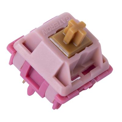 GATERON Mountain Top Keyboard Linear RGB LED 5 Pin 22mm Dual Stage Spring Factory Key Switch for MX Mechanical Keyboard Switch, Pre-lubricated (35