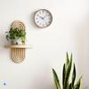 Wall Mounted Storage Rack Wood Color Wall Mounted Candle Storage Rack Suspended Bathroom Storage Rack Living Room Decoration