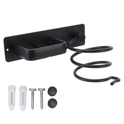 Wall Mounted Hair Dryer Holder High Temperature Resistant Rust Proof Space Saving Hair Dryer