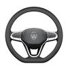 Universal Genuine Leather Steering Wheel Cover for Magotan, Passat, Lavida, and Bora - Anti-Slip & All-Season Fit