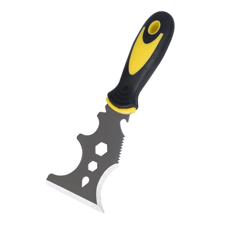 Multifun Putty Knife Scraper Thickened Stainless Steel Blade And Non Slip Handle For Home Renovation Wall Repair Paint Removal