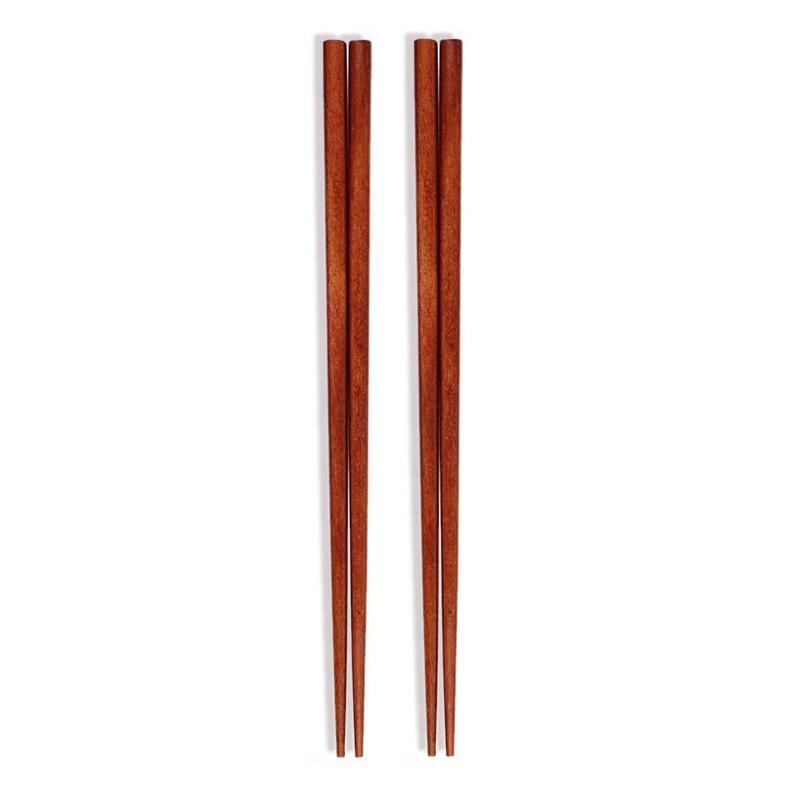 

Japanese Wooden Chopsticks Eco-Friendly Natural Wood Reusable Chinese Korean Sushi Chop Sticks Set 22cm 2/5 Pairs