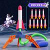 Plastic Rocket Launcher Foot Pump Stomp Rocket Toy Creative   Boys