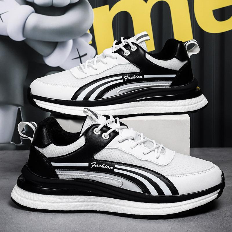 

Autumn new fly-woven breathable men s shoes mesh men s sports shoes casual shoes versatile men s dad shoes 45