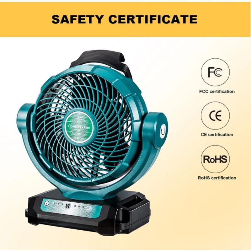 NEW Power Tool Fan For Bosch For Makita For Milwaukee For Dewalt For Black&Decker 14.4V 18V 20V Li-ion Battery Fan DCB200 DCB205