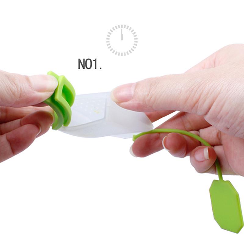 Grade Silicone Tea Strainer Bags Coffee Loose Tea Leaves Infusers KTY