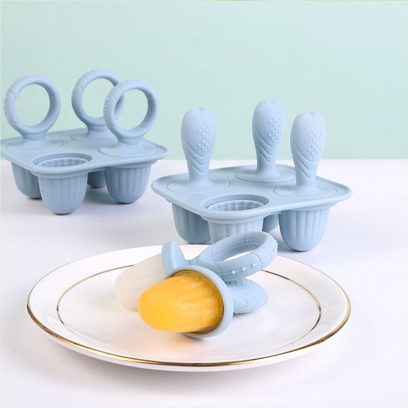 Silicone Ice Cream Breastmilk Popsicle Molds Diy Homemade Ice Cream Mold Kitchen Gadgets