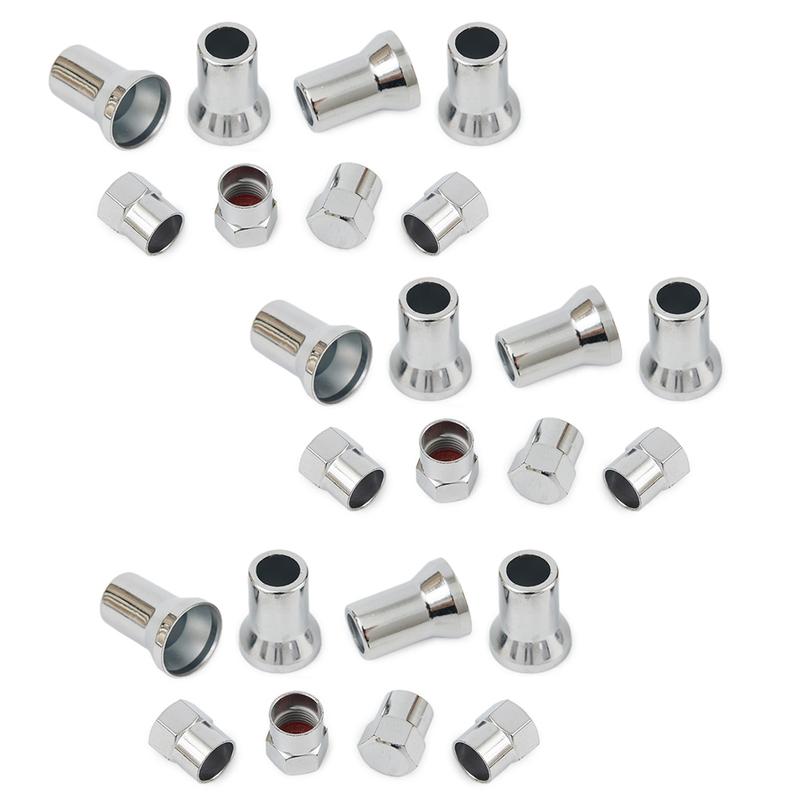 TR413 Chrome Car Truck Tire Wheel Tyre Valve Stem Hex W/ Sleeve Covers Hot Sale Left Right Front Rear Auto Accessories