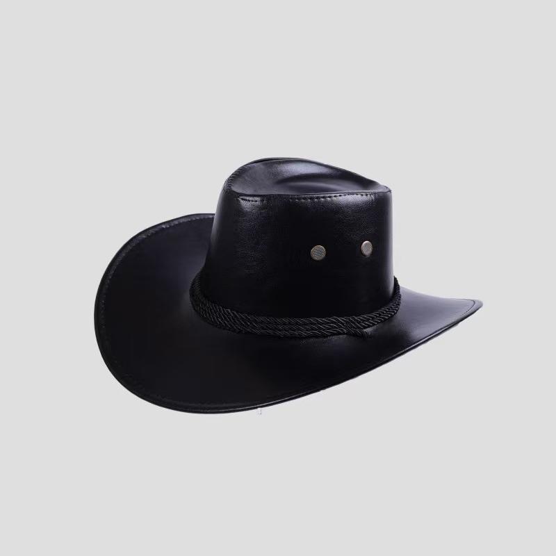 Leder Western Cowboyhut Stierkopf Zubehör Herren und Damen Cowboyhut Mode Reise Partyhut sombrero vaquero