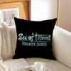 S-SeaS Of T-Thieves Logo Pillow Case Removable Washable Cushion Cover – All-Season Soft Linen