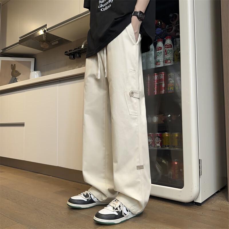 Men's American Style Loose Fit Cotton Cargo Pants