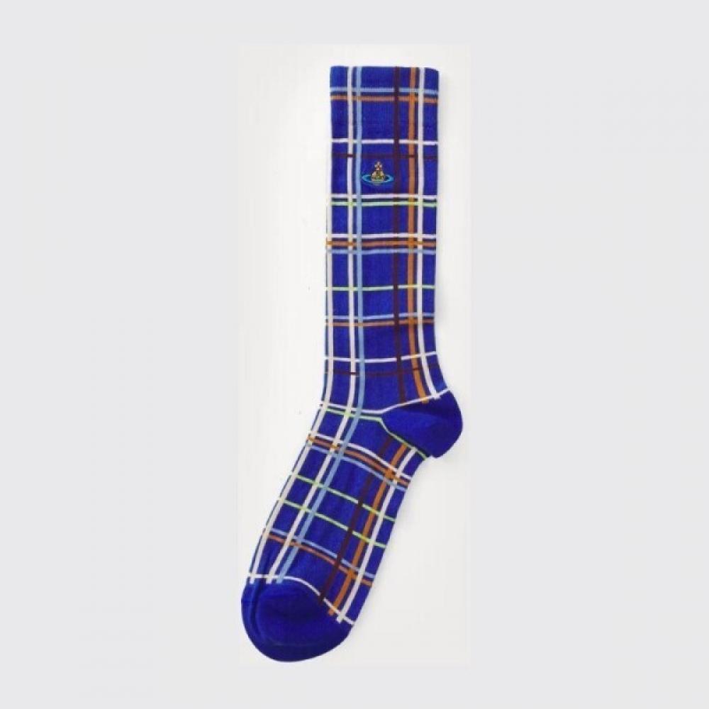 

Vivienne Westwood Plaid Pattern Abstract Check Socks 81040001 K005k K403 911
