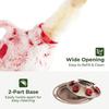 Hummingbird Feeder 16 Oz Hanging Bird Feeder with Ant Moat 6 Bee-Proof Feeding Ports 360-Degree Perch Outdoor Hummingbird Feeder for Garden Backyard