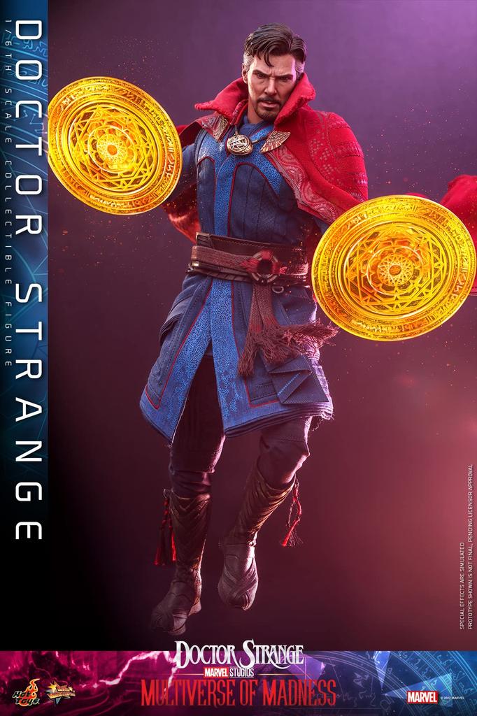 Movie Masterpiece Doctor of Madness Doctor Strange Scale Figure Approximately 31cm Tall MMS645 Strange/Multiverse 1/6 Blue,