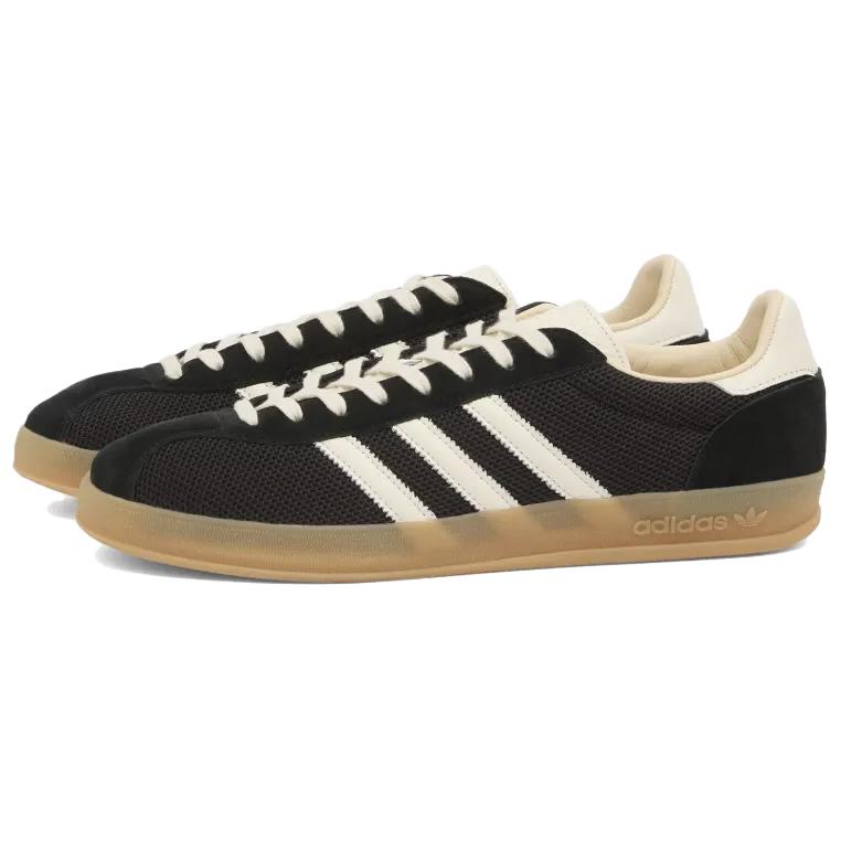 Adidas Gazelle Indoor Pro Core Black Warm Sandstone Men Sneakers Off-White JR8837