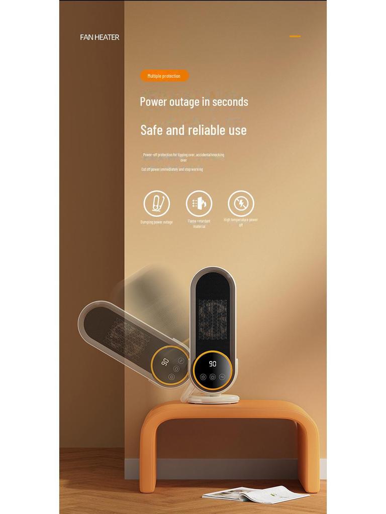 Xinbailu 1200W Smart Ceramic PTC Desktop Heater