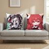D-DATE A LIVE ANIME Cushion Cover Multi-Scene Pillow Cover for Home & Car - Reversible, Soft & Durable for Daily Use
