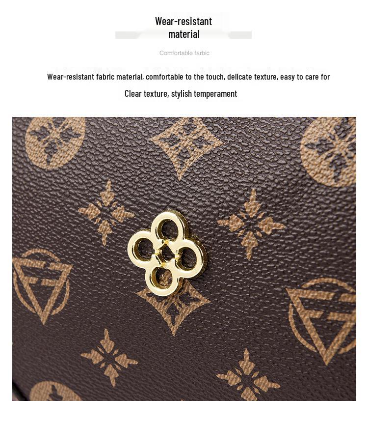 Modna torebka crossbody mała okrągła luksusowa z nadrukiem 2025