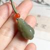 Hetian Jade Pi Xiu Pendant Charm - Qingbai Stone Necklace for Couples