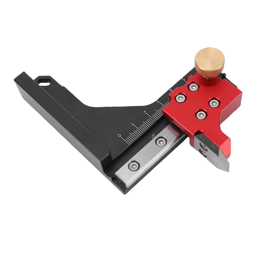 Table Saw Height Gage High Precise Aluminum Alloy Depth Measuring Ruler Setup Block for Woodworking Router Table