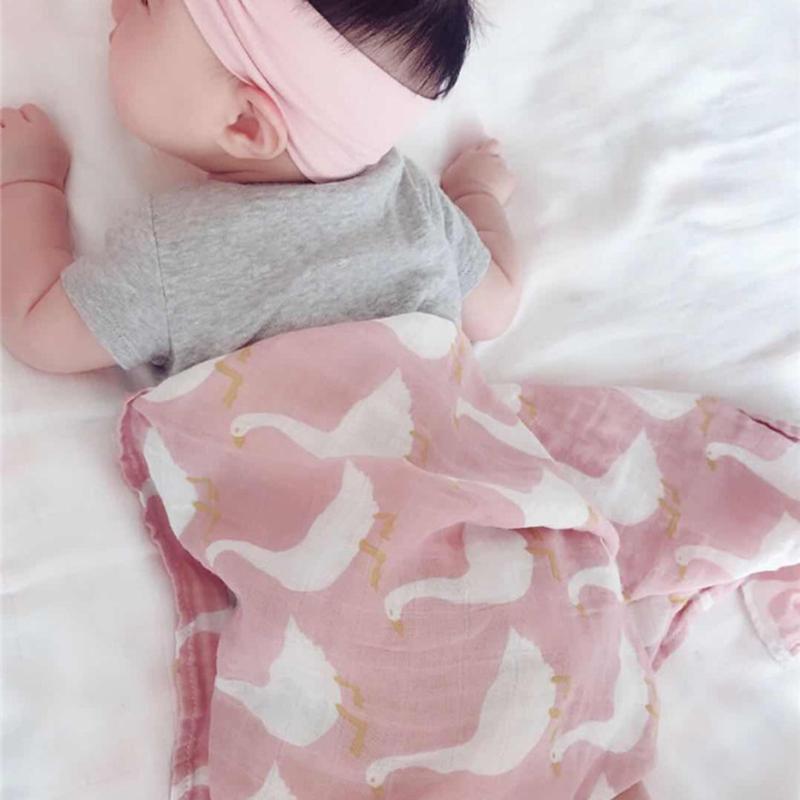 New Baby Blankets Newborn Soft Organic Cotton Bamboo Baby Bibs Muslin Swaddle Wrap Feeding Burpy Towel Scarf Big Diaper