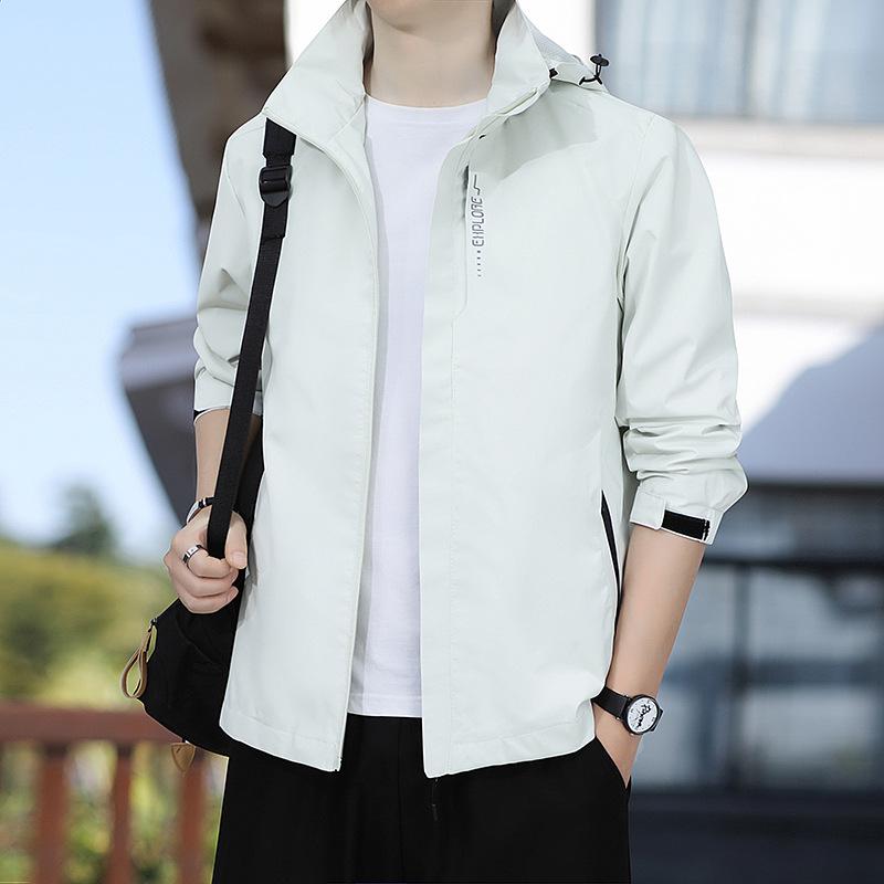 

Мужские повседневные куртки с капюшоном для активного отдыха на весну и осень 2023 г. XL