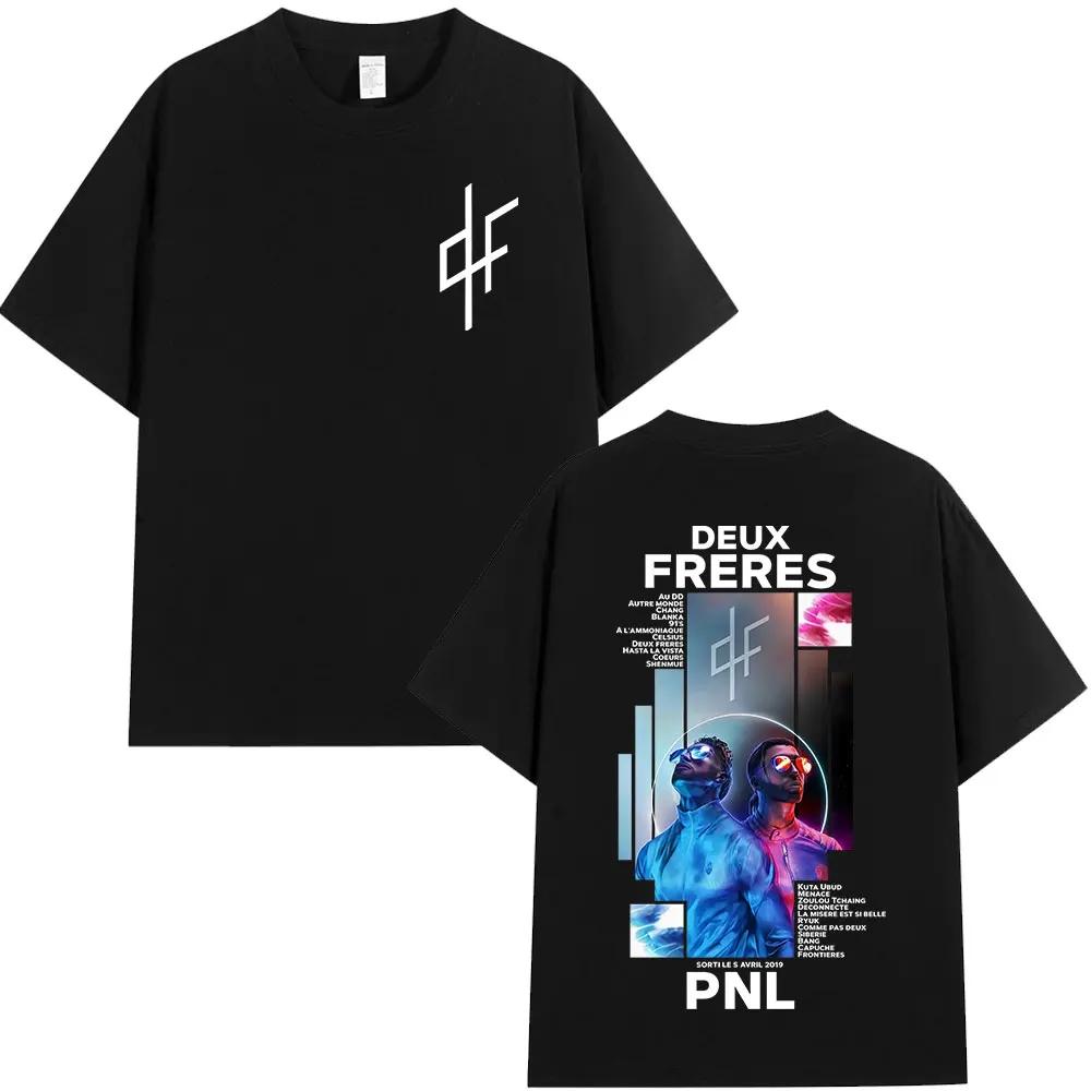 Le Monde Chico T Shirt PNL Album French Rapper Graphic Print T-shirt Women Hip Hop Fashion Short Sleeve Tee Shirt Streetwear