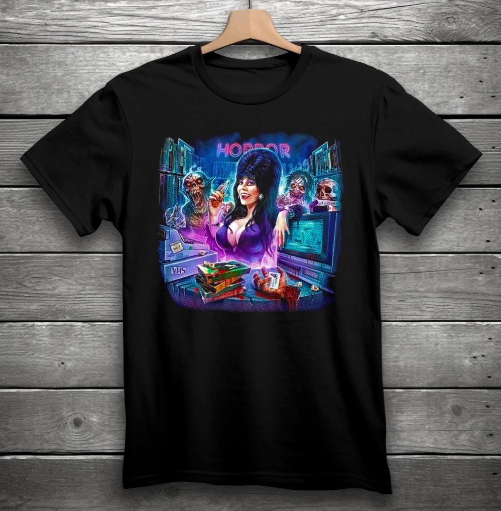 

Elvira Mistress Of The Dark VHS Horror T-Shirt Black S-3XL 2XL