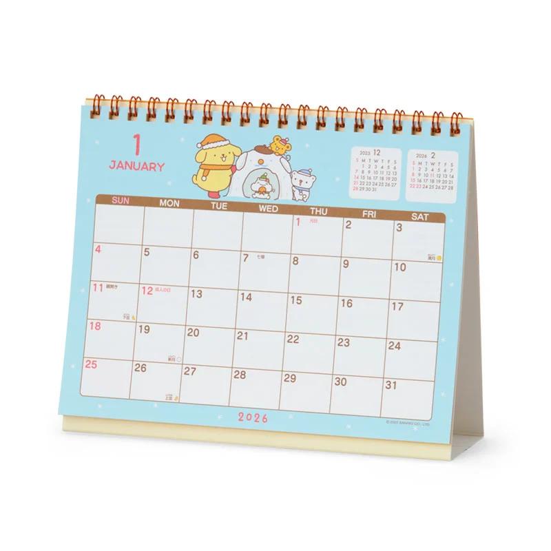 Sanrio Pompompurin Ring Calendar 2026 Japan NEW Sanrio Characters