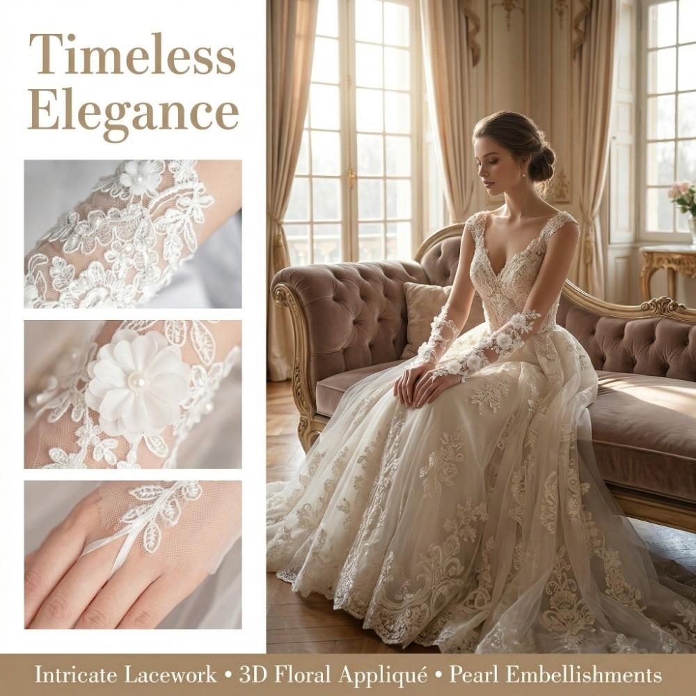 Fingerless Lace Fingerless Gloves Floral Wedding Gloves Bridal Gloves Formal Occasion