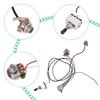 Guitar Wiring Harness, Electric Guitar Wiring Harness Kit Replacement Guitar Pre-Wired Harness Humbucker Wiring Harness 3-Way Toggle Switch for Electr