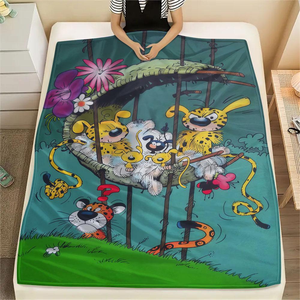 Marsupilami Blanket, High Quality Comfortable for All Seasons, Home Decor, Warmth and Comfort