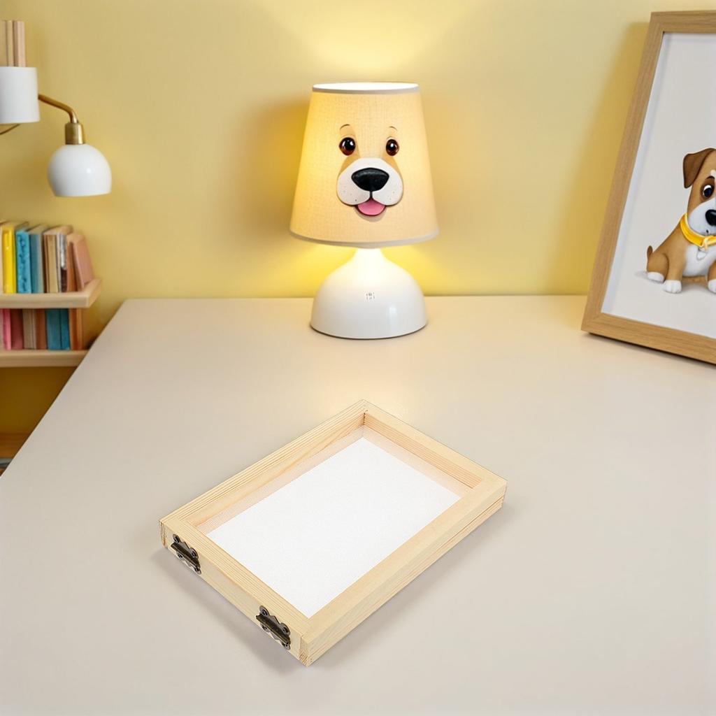 3Pcs Wooden Frame Paper Making Screen Kit DIY Craft Material for Sustainable Art Projects Kids Learning Activity Eco Conscious