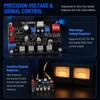 Backlight VU Meter Driver Board Adjustable Audio Level Indicator Panel  Power Amplifier