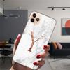 For Iphone 14 Plus 13 12 Pro Max 11 14promax Transparent Case Fashion Marble A To Z English Initial Letters Soft Silicone Cover
