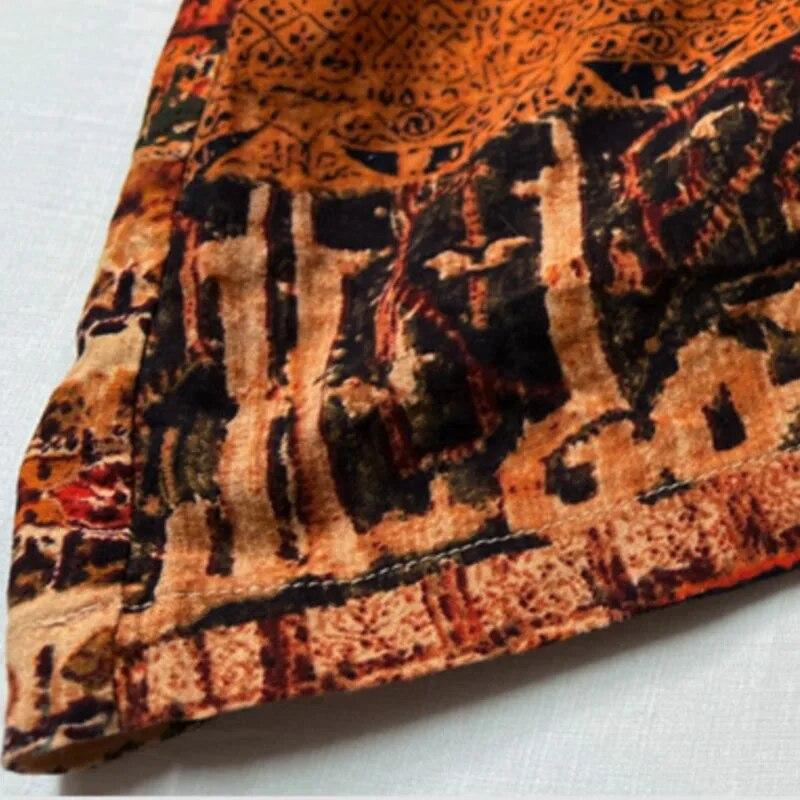 Johnature Damen Röcke im Vintage-Stil mit Frühlingsdruck