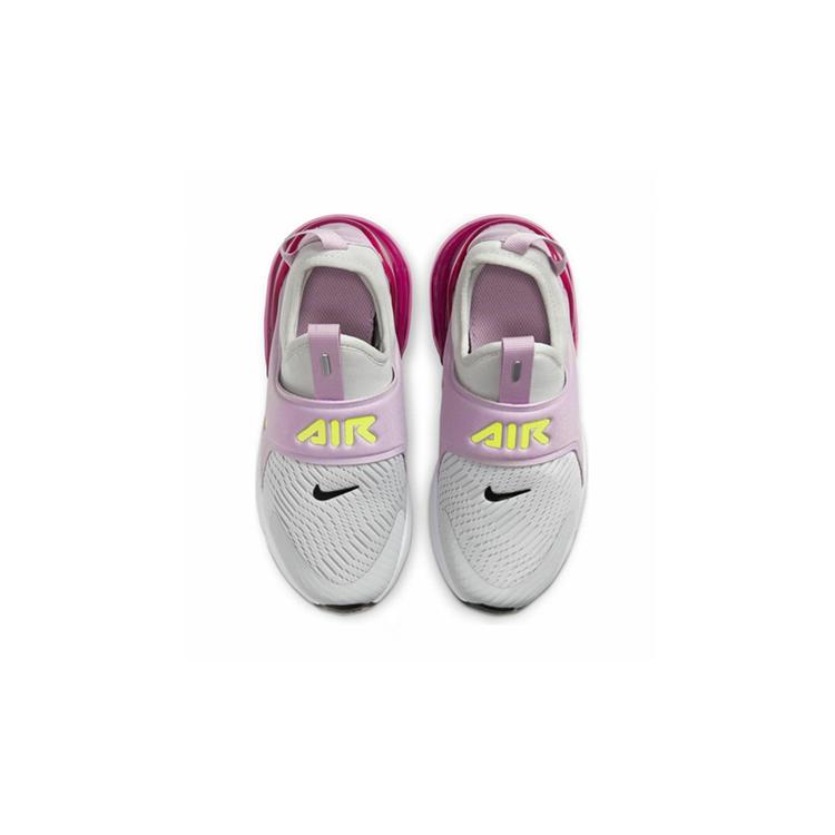 Nike Air Max 270 Extreme Trendy Low Top Kids Lifestyle Shoes Gray Pink Purple Children Aged 3 7 Years Old CI1107-003